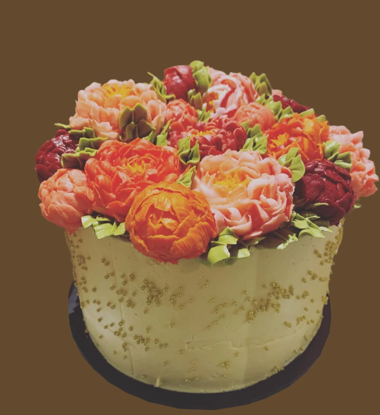 Exquisite Floral Cake