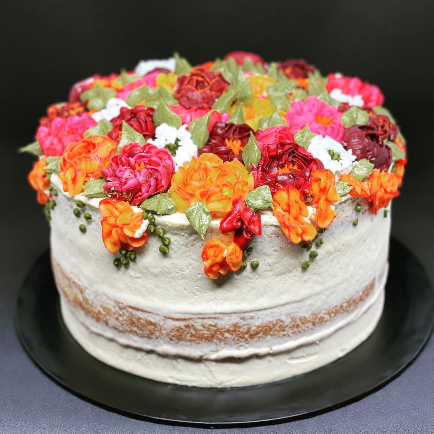 Exquisite Floral Cake