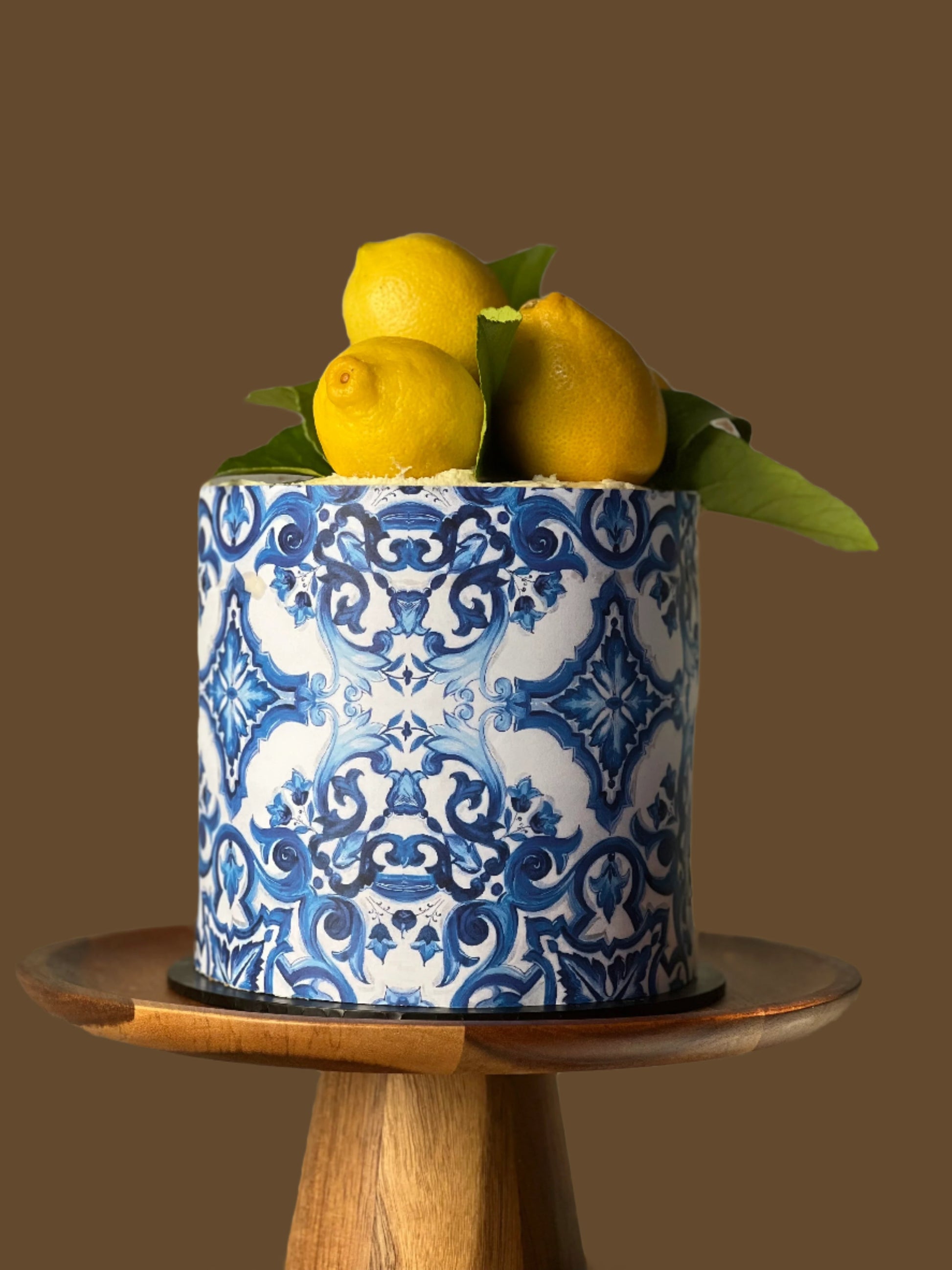 Mediterranean Themed Summer Inspired - Lemon Meringue Cake
