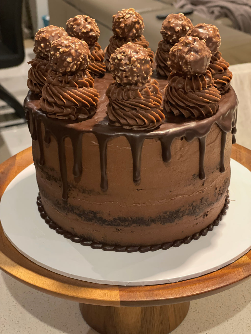 Ferrero Rocher Chocolate Cake Melbourne | Luxury Chocolate Mud Cake