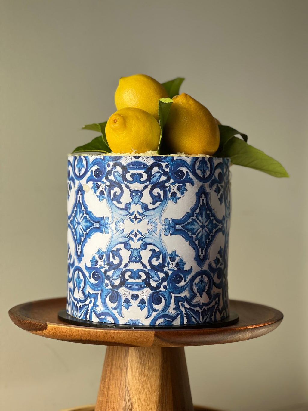 Mediterranean Themed Summer Inspired - Lemon Meringue Cake