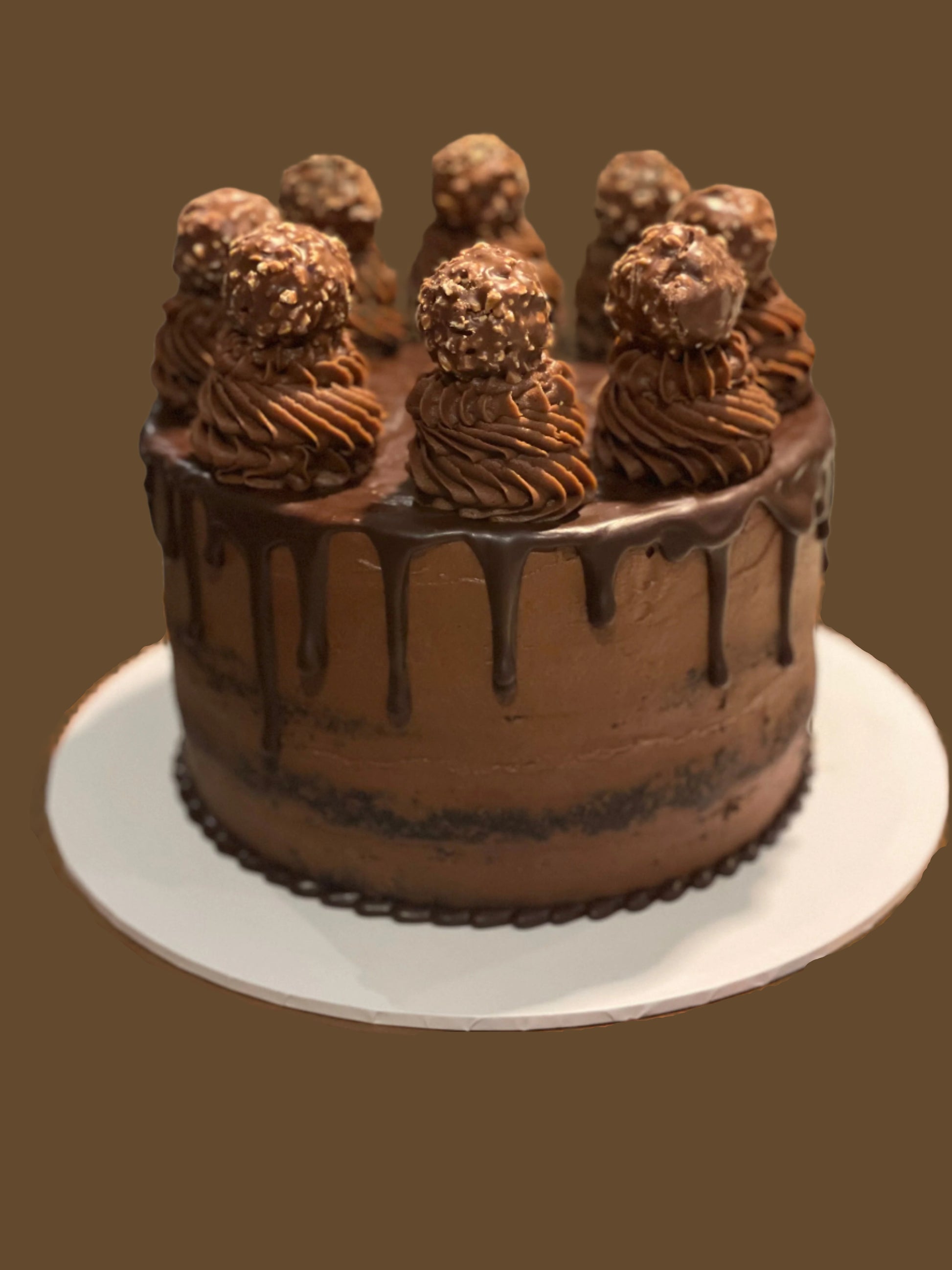 Ferrero Rocher Chocolate Cake Melbourne | Luxury Chocolate Mud Cake