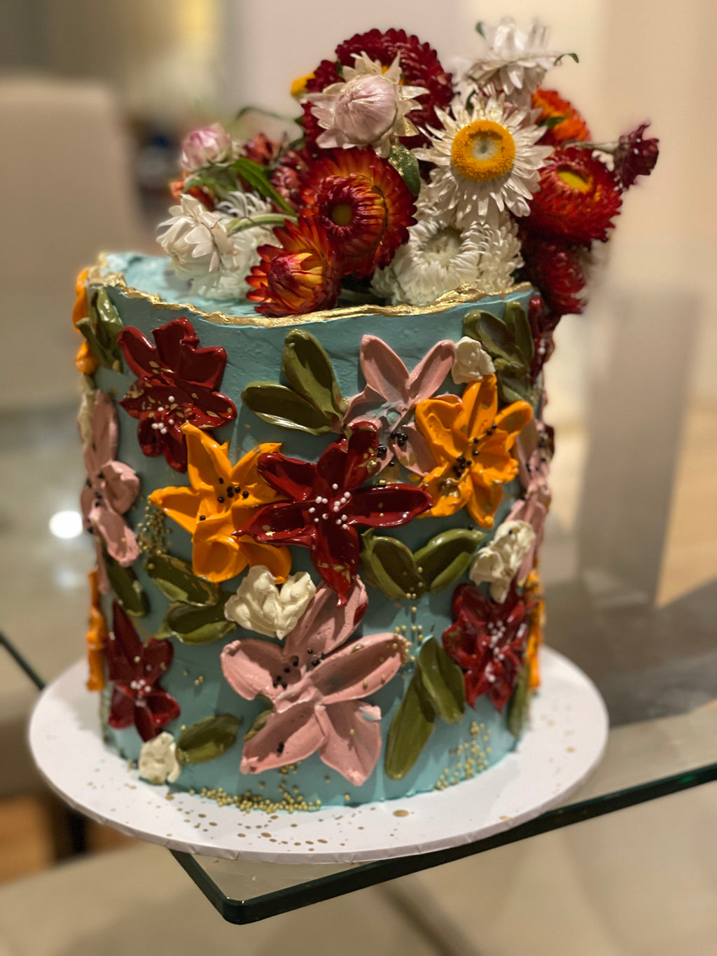 Colourful Floral Cake